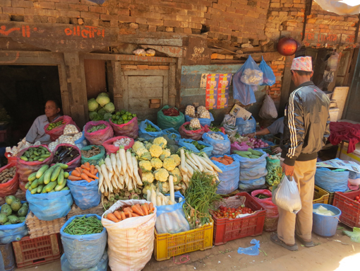 Markt in Nepal